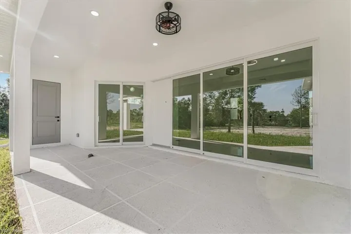 View of patio