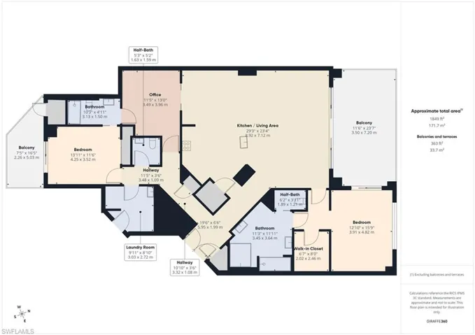 View of floor plan / room layout