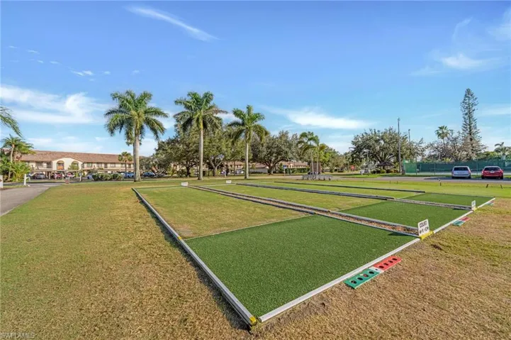 3 bocce ball courts