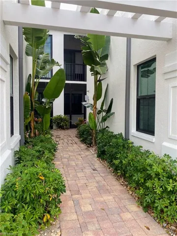 walkway to front door