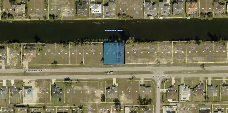 Aerial view of property's location