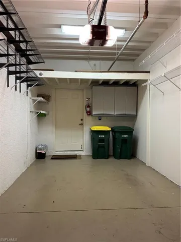 Lots of shelfs for storage