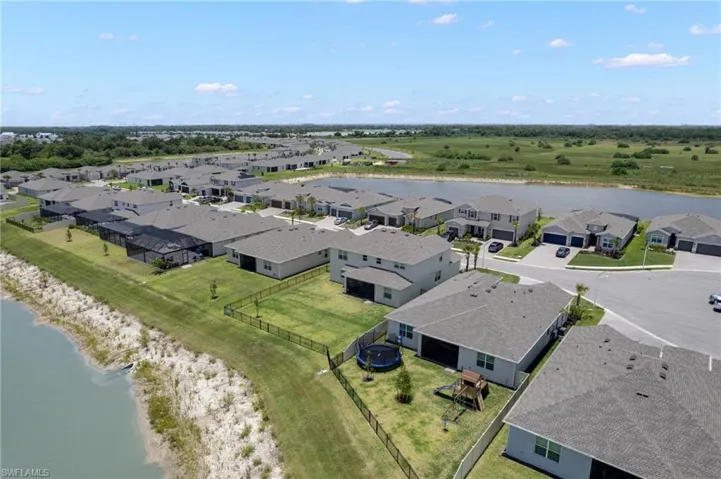 Expansive residential community featuring a variety of single-family homes with gray shingle roofs