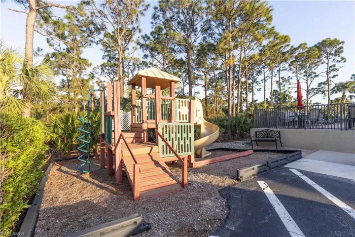 View of jungle gym