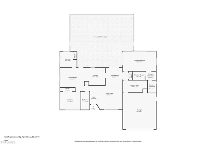 View of floor plan / room layout