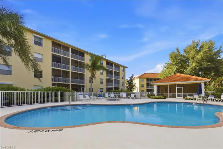 One of the largest pools in Lely Resort