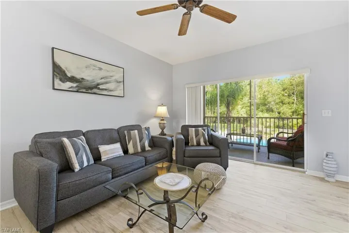 The latest modern coastal decor opening to views of the pool