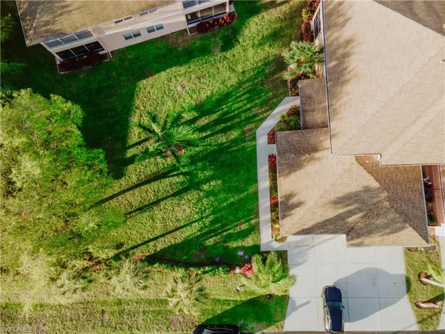 View from above of property