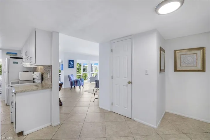 With two large storage closets close by