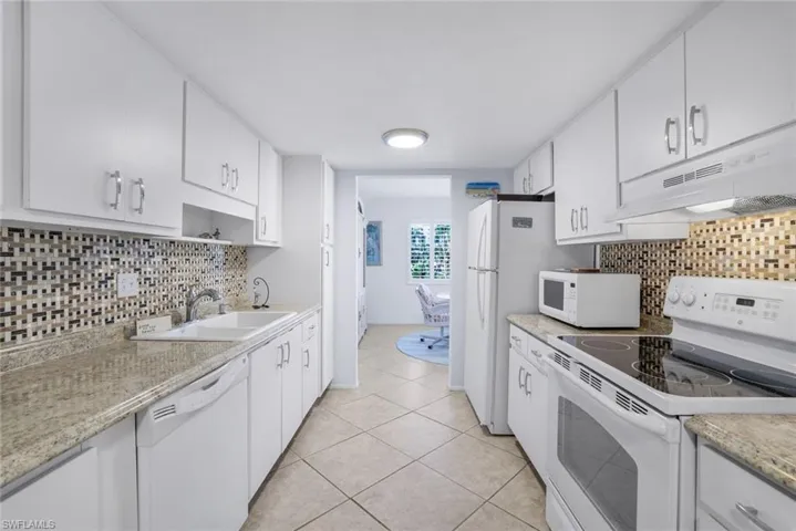 Convenient galley kitchen
