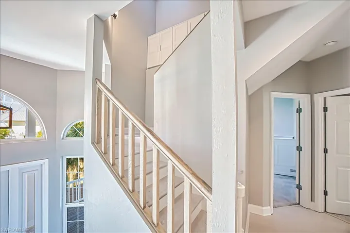 View of stairway
