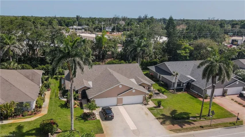 View from above of property