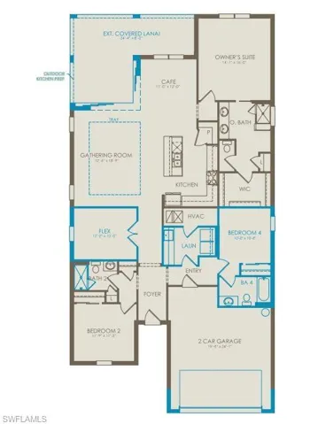 Floor plan with structurals