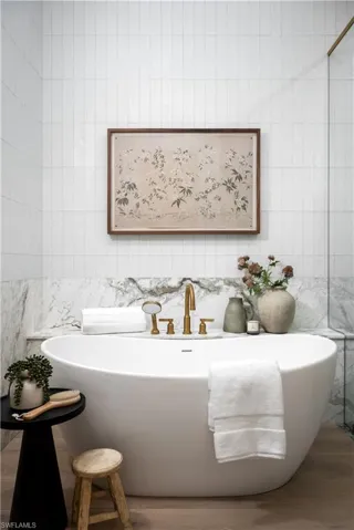 Primary Bathroom Soaking Tub