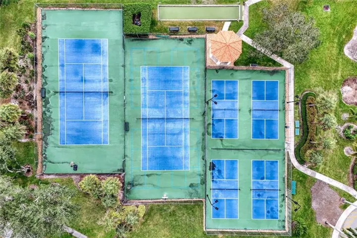 Tennis, Pickleball and Bocce Courts