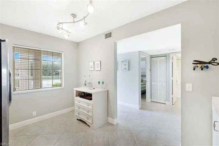 The Kitchen includes a nook perfect for a bistro table or wine bar