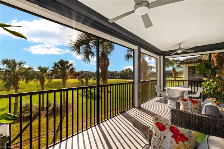 Take in the beautiful golf course view and famous Southwest Florida sunsets!