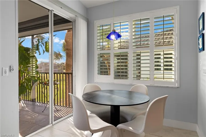 Enjoy beautiful views from the breakfast nook.
