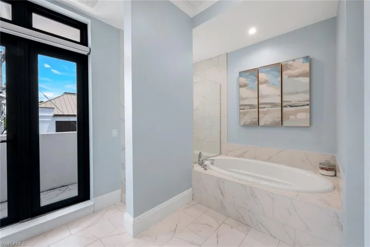 Spa-like primary bathroom