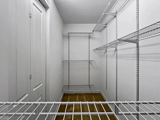 View of spacious closet