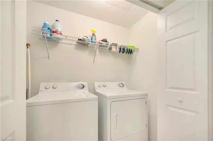 Laundry area featuring washer and dryer