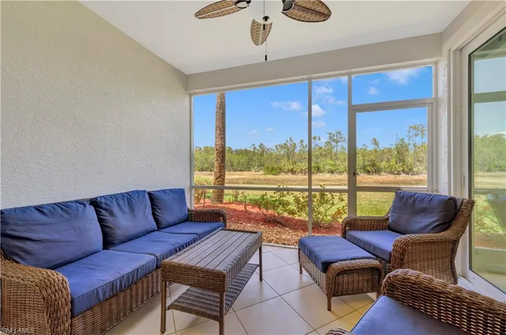 Screened lanai