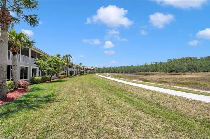 View of walking path