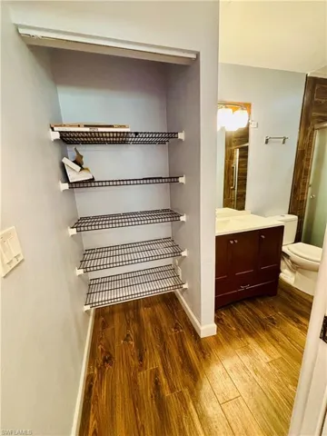 View of closet