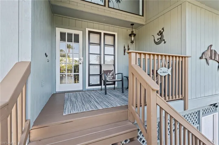 Entrance to property with covered porch