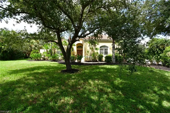 Lawn and landscaping view