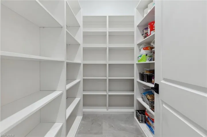 View of storage area
