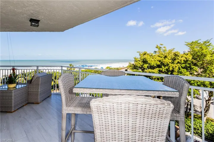 Spacious balcony