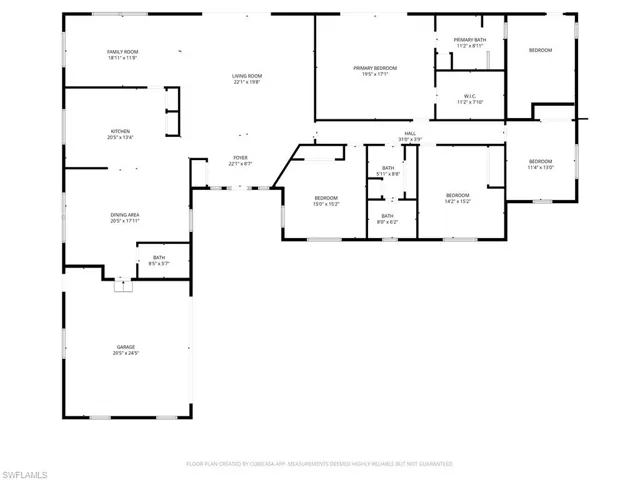 View of room layout