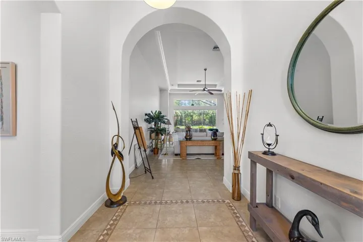 Foyer looking into great room