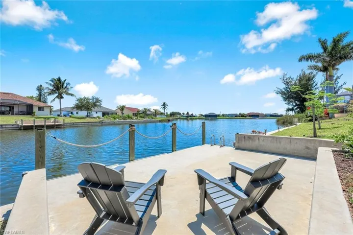 Enjoy the view from your private dock