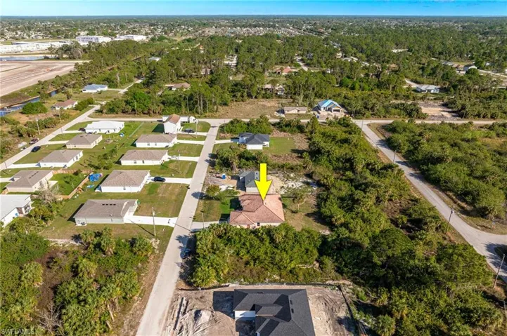 Bird's eye view featuring a residential view