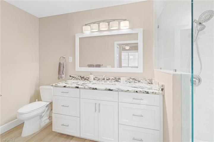 CHIC UPDATED BATHROOM IN THE MASTER