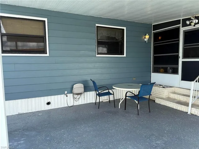 View of patio
