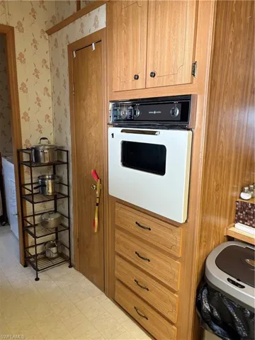 Kitchen with oven