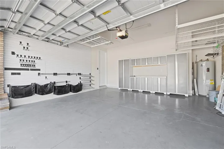 Garage with added storage