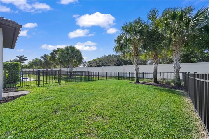 Fenced in Yard