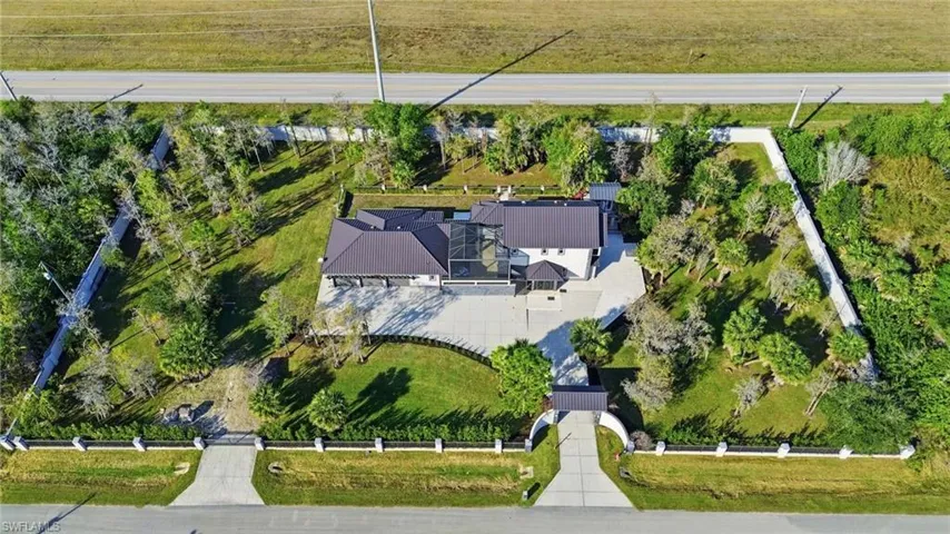 Drone view from south