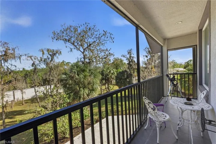 View from guest bedroom balcony