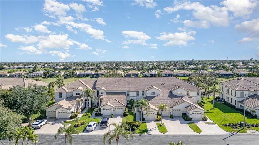 Aerial view of property