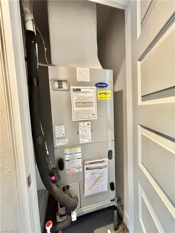 Utilities Hair handler with heating unit