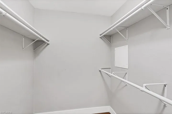 View of spacious closet