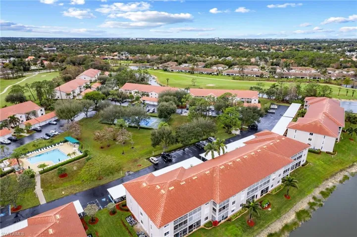 Drone / aerial view of a golf club