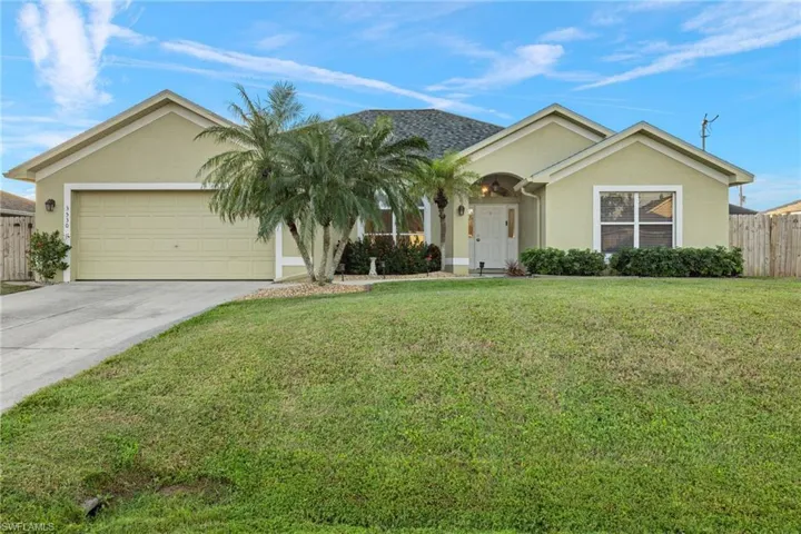 Single story home with 2-car garage