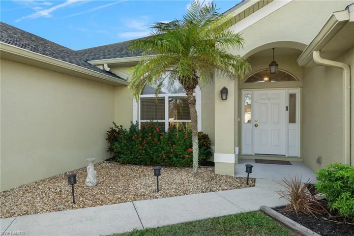 View of front exterior entry