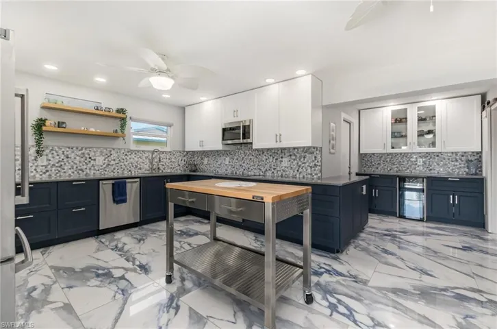 Kitchen with Butler's Pantry in background